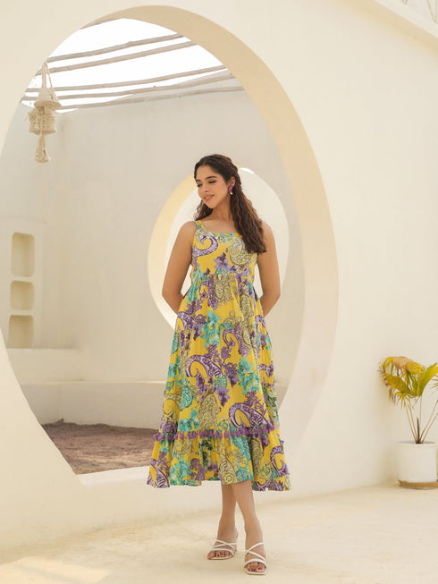 Printed Pure Cotton Ethnic Dress